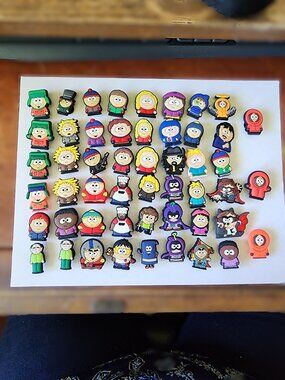 Croc/Shoe/Sandal Charms - 50pcs of South Park Characters
